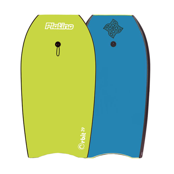 Platino Orbit 39" EPS Bodyboard Electric Lime Azure Blue