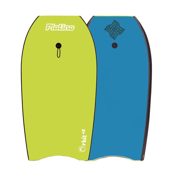 Platino 44" Orbit EPS Bodyboard Electric Lime Azure Blue