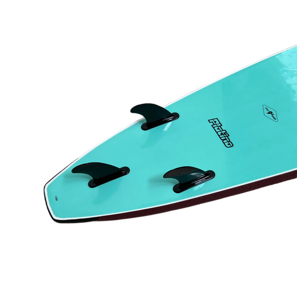 Platino 9ft Malibu Softboard Stout Turquoise