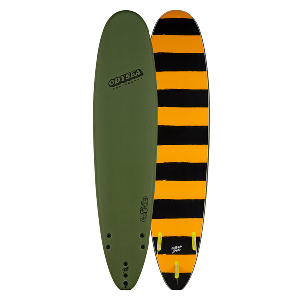 More is better when it comes to having fun and the LOG delivers! In true Odysea® form, the LOG has a classic look and feel with mega-float performance so you can shred with ease and style. Catch Surf Odysea Log 8'0 Military Green t With High Performance Fins on sale at Freeride Surf Skate.