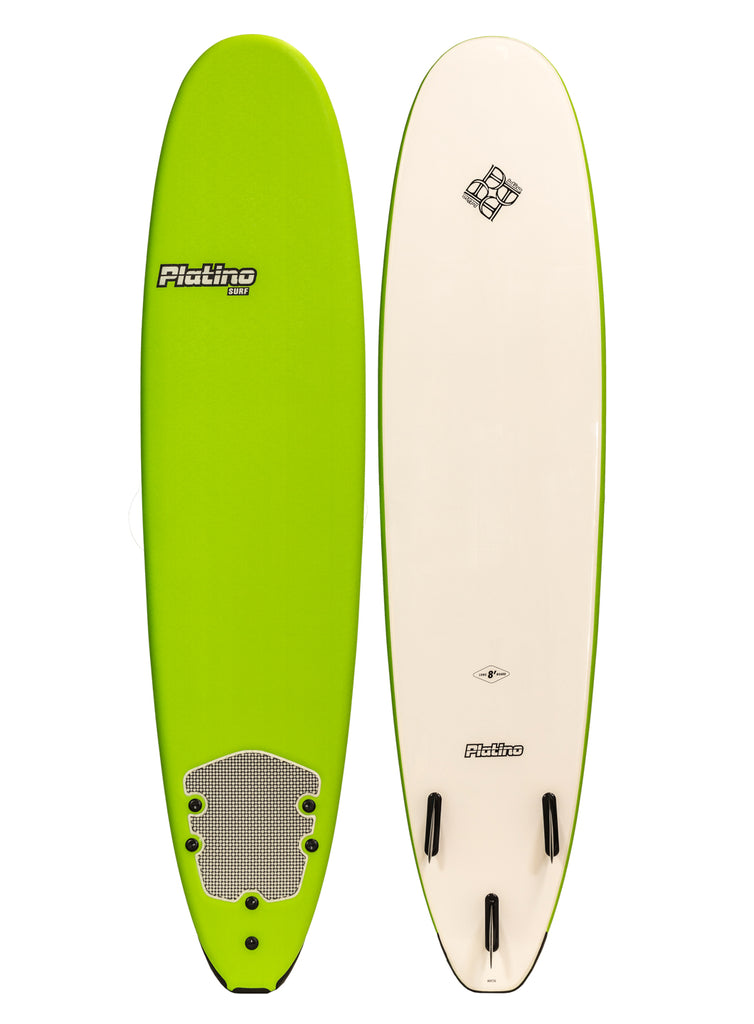 Platino 9ft Malibu Softboard Apple Green White