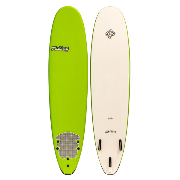 Platino 9ft Malibu Softboard Apple Green White