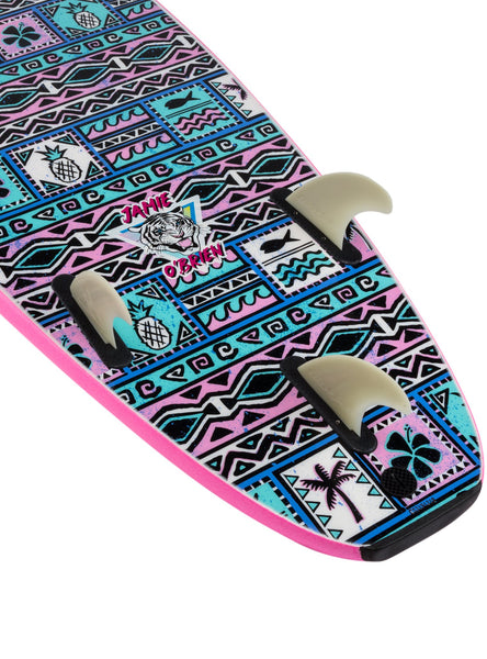 Catch Surf Odysea Log 8'0 JOB Hot Pink With High Performance Fins