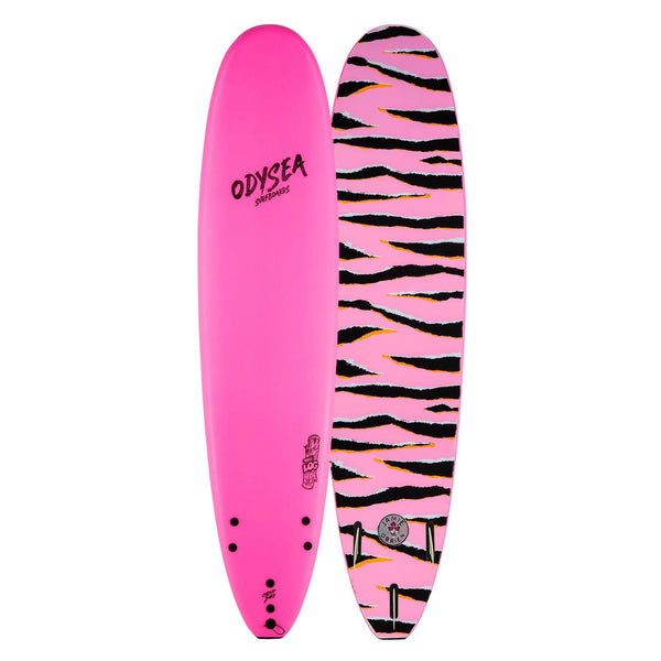 Catch Surf Odysea Log 8'0 JOB Hot Pink With High Performance Fins www