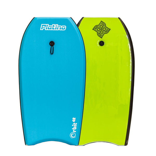 Platino 44" Orbit EPS Bodyboard Azure Blue Lime