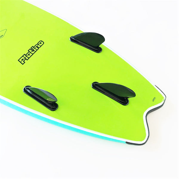 Platino 5ft 6inch Fish Softboard Azure Blue/Apple Green